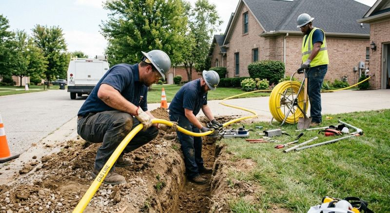 Underground Gas Line Service in Sacramento, CA
