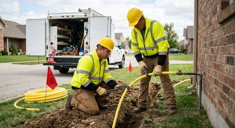 Underground Gas Line Service in Sacramento, CA